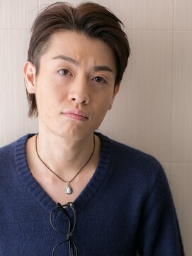 メンズヘア ビーセカンド 草加店(MENS HAIR B-2) 30代40代イケオジアップバングフェードカットX草加