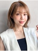 うるツヤエアリーカール小顔カットココアベージュ#517f1120