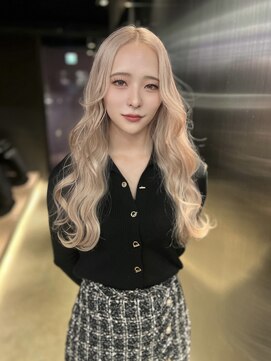 ペレ 栄 アネックス(PELE栄ANNEX) クラゲヘアー/小顔に見せるヘア/ココアベージュ/栄