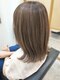 美容師 久保浦の写真/【明るさもツヤも欲しい方に◎】人気のハイライトと組み合わせて,自然に馴染む白髪カバーを実現*