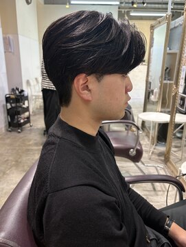 アンジェ(ange) フェザーパーマ/ニュアンスパーマ/men's/メンズ(加藤玲)