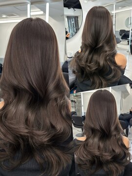 アルドーレヴェントホリエ(Ardore vento horie) ブリーチなしで作るアッシュブラウン×レイヤー♪10代20代30代