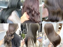 もちろん、ブリーチなしワンカラーのクオリティにも自信があります！［カラー/ダブルカラー/甲府/学割U24］