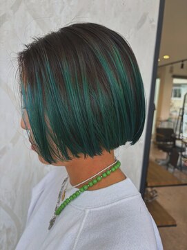 ストラール ヘア プラスフュジー(STRAAL hair +fusie) グリーンカラー