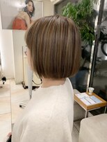 ヘアーアンドメイク ブリリアント(hair&make BRILLIANT)&nbsp;デザインカラー　30代ヘア　40代ヘア　白髪ぼかし