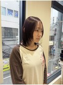 ラベンダーカラー/レイヤーカット