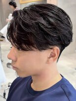 フィフス 渋谷(fifth)&nbsp;渋谷ニュアンスフェザーパーマ毛流れセンターパートビジネスヘア