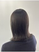 アッシュグレーくすみ透明感カラー