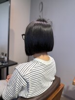 ワ ヘアー(wa-hair)&nbsp;大人ショート 前下がりボブ 丸みショートボブ 髪質改善 縮毛矯正