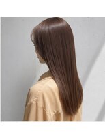 ルノヘアー(Lunohair)&nbsp;髪質改善アプリコットオレンジ×レイヤーカットで美髪×秋カラー