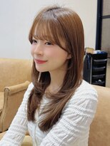 グランド(GRAND)&nbsp;セミロング30代40代ストレートレイヤー前髪なし前髪あり表参道