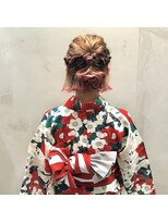 アンド バイ ヘアサロン(AND by hair salon) kimonoスタイル☆浴衣☆
