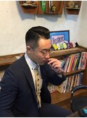 ビジネスマン×サイドパート