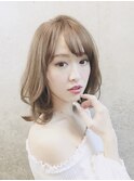 似合わせ 外ハネ スタイル