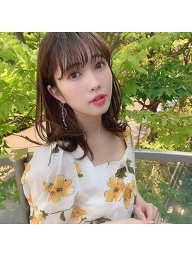 ユーフォリア 新宿通り(Euphoria) 【Euphoria新宿通り】小顔ダブルバングミディ透明感女子☆