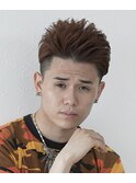 ツーブロックでアグレッシブに アップバンクスタイル