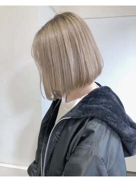 ジゼル(GiseL) 【GiseL】ミルクティーホワイトベージュ/ダブルカラー/ブリーチ