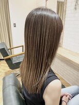 ジェービーヘア 稲毛(jb hair)&nbsp;大人かわいいペールベージュセクションカラー【稲毛】