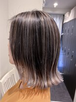 アグ ヘアー ムキシツ 国分寺店(Agu hair mukisitu) 【担当者:関佳祐】外ハネボブ×ハイライトバレイヤージュ