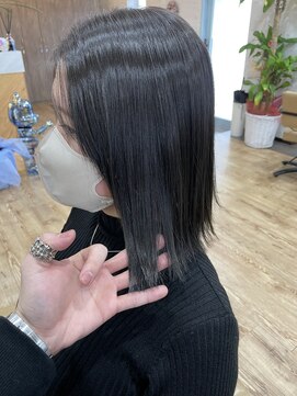 スカイ(SKY) 髪質改善ストレート　透明感グレージュ　大人綺麗　艶髪