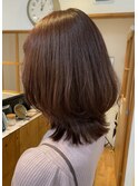 くびれヘア イルミナカラー 艶ラベンダー