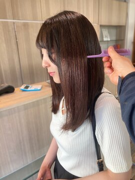 ベル 流山おおたかの森(BELLE) 前髪/レイヤーロング/オータムブラウン[流山おおたかの森駅]