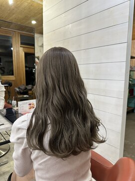 ヘアーサロン ヴィアルス 松原店(hair salon VIARS) カーキーグレージュカラー