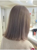 ケアブリーチダブルカラーインナーカラーショートボブレイヤー