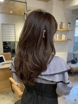 エイン(EYN)&nbsp;カカオブラウン×レイヤーカット/ブリーチなし