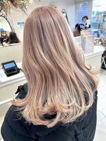 アッシュ 二俣川南口店(Ash)&nbsp;ブリーチで淡めベージュカラー