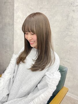 リミットバイアフィナー 大宮店(limit by Afinar) レイヤーカット/ブリーチなしダブルカラー/オリーブベージュ