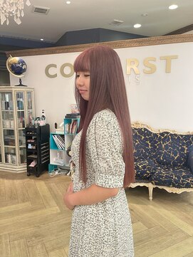 コワファースト 大分(COIFF1RST) ピンクベージュカラー