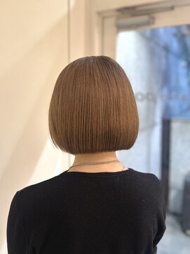 アンサルトポイ(unsarto poi) 白髪ぼかしカラーボブミニボブ４０代５０代池尻大橋