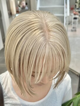 ラック 表参道(LUCK) 2ブリーチ/ベージュ/ブロンド/複雑履歴/