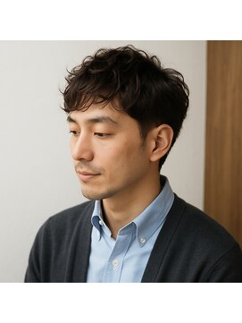 スープレックス ヘアーデザイン(SOUPREX HAIR DESIGN) くせ毛をいかしたビジネスショート 20代 30代 40代 50代 60代