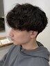 【小林限定】メンズカット+シャドウパーマ ￥12,100+次回メンテナンス　守谷