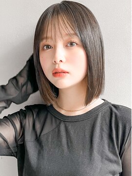 リヤン 表参道(lyann) イメチェン艶感ココアベージュワンカールオリーブグレー黒髪