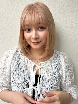 カバーヘア ブリス 川口(COVER HAIR bliss) ハイトーンカラー×外国人風透明感◎小顔レイヤーカットp川口