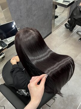 【CYNTHIA/saaya】髪質改善/ワインレッド/ダークレッド