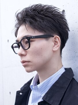 フィフス 仙台(fifth) 仙台フェザーショート刈り上げフェザーパーマメンズショート