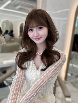 グレージュ/レイヤーカット/ハッシュカット/オリーブベージュ/栄