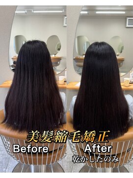 シカ 神戸三宮元町店(Cica) 縮毛矯正 ナチュラルストレート 神戸三宮元町 髪質改善 美髪