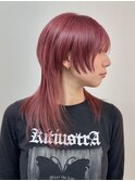 ウルフカットレイヤーカットミディアムウルフハッシュカット