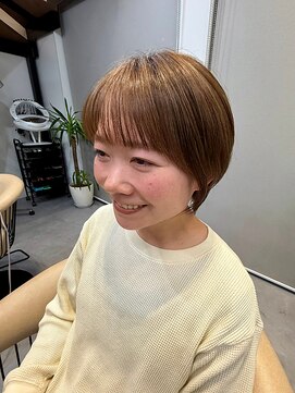 バーチミシマ(BIRCH mishima) 愛されベージュカラーショートボブ☆圧倒的技術のショートボブ