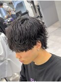 ツイストスパイラル縦落ちパーマ波巻きスパイラルシャドウパーマ