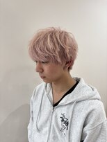 ヘア ヴァーゴ(Hair vago) pink white/ブリーチ2回