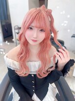 インク サカエ(inq sakae) ケアブリーチ2回/トリプルカラー/アップルピンク