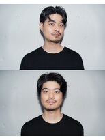 ウェルネス(Wellness) メンズカットツーブロックニュアンスパーマくせ毛