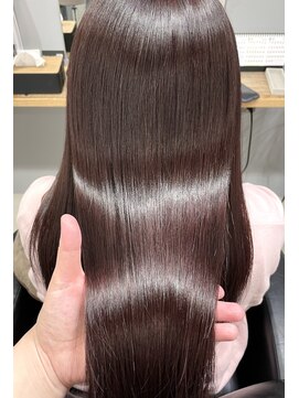 エマヘアープラス(Emma hair plus) 髪質改善カラー×ピンクラベンダー