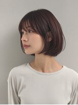 ロディーナ 大口 新子安(rodina)&nbsp;ミルクティーブロンド/ダークブルー/デジタルパーマ/大口新子安